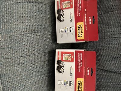 2x Canon PG-210 CL-211 Ink & Paper Combo Pack for iP2700 MX420 Printers (NEW)