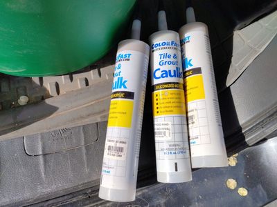 TILE GROUT/ CALKING MANY COLORS /BRANDS GOT FROME RETIRED TILE SHOP