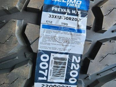 33x12.50r20 celimo prevail mt