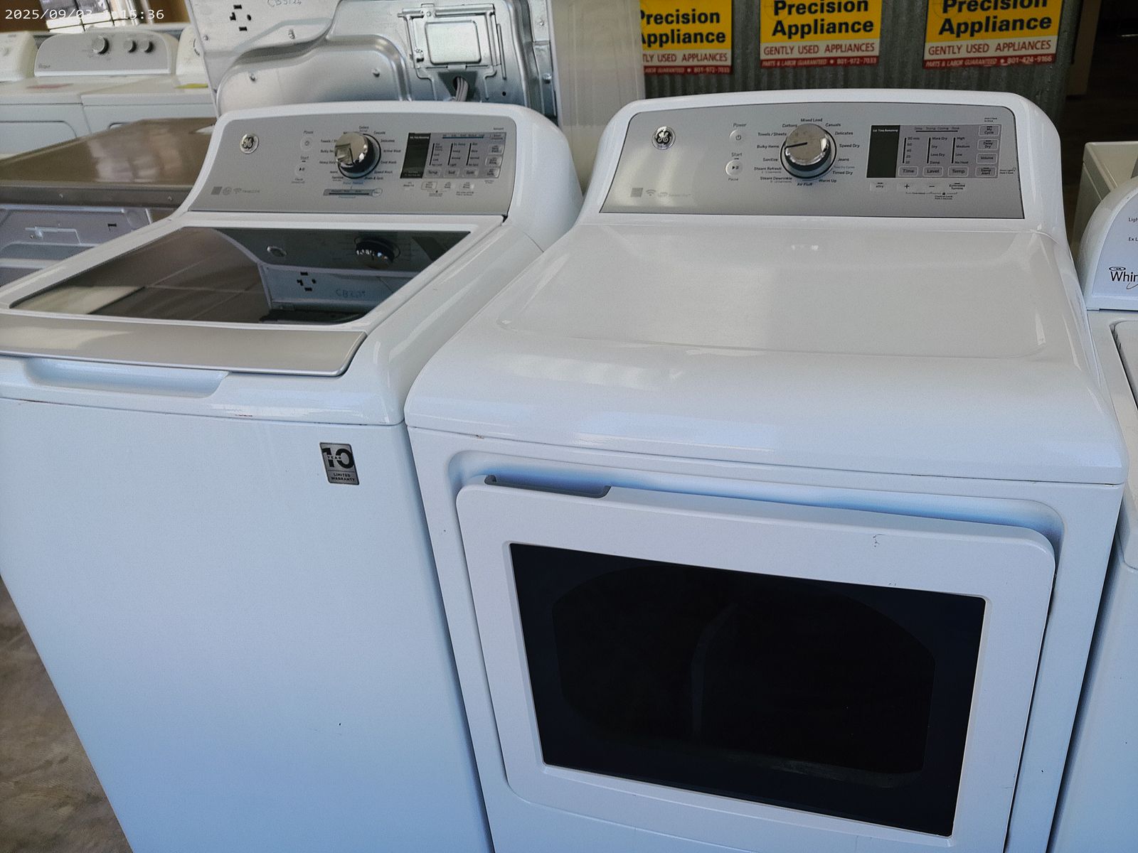 High Efficiency Top Load Washer and Electric Dryer~Without Agitator~90 Day Guarantee