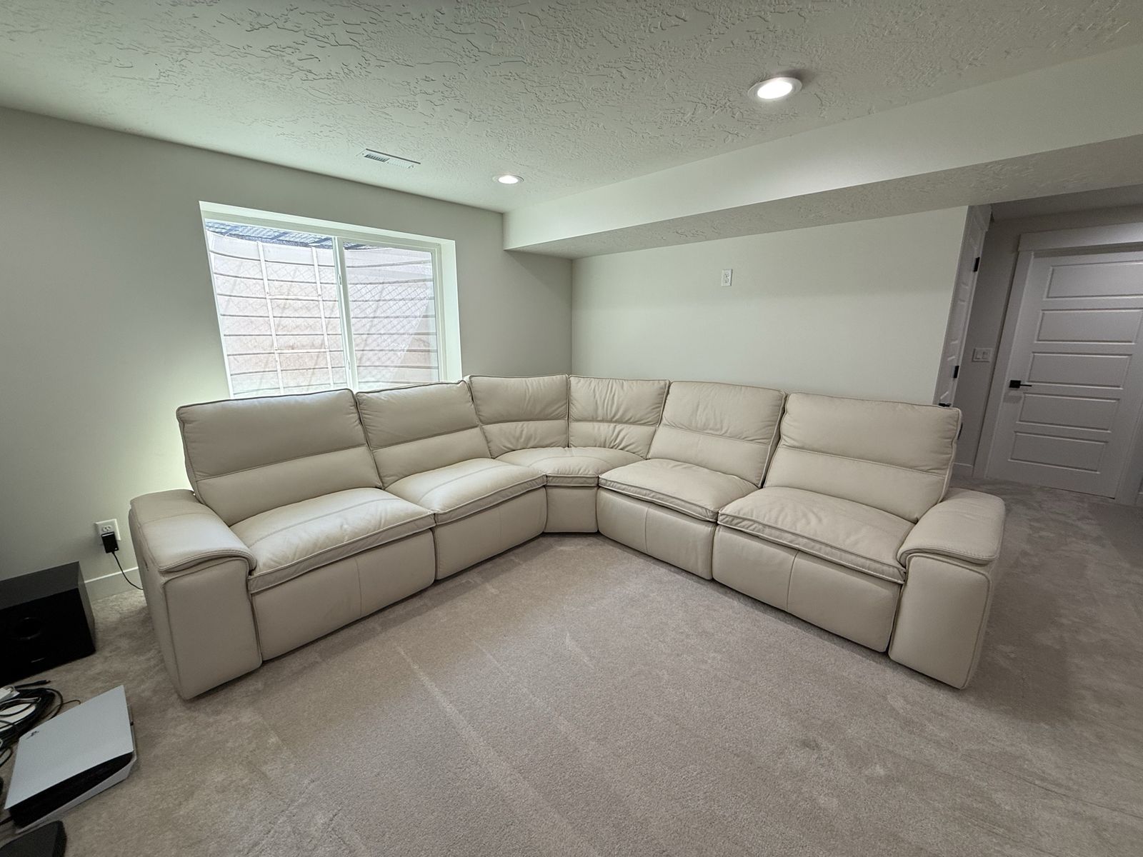 NEW Genuine Leather Power Reclining Sectional