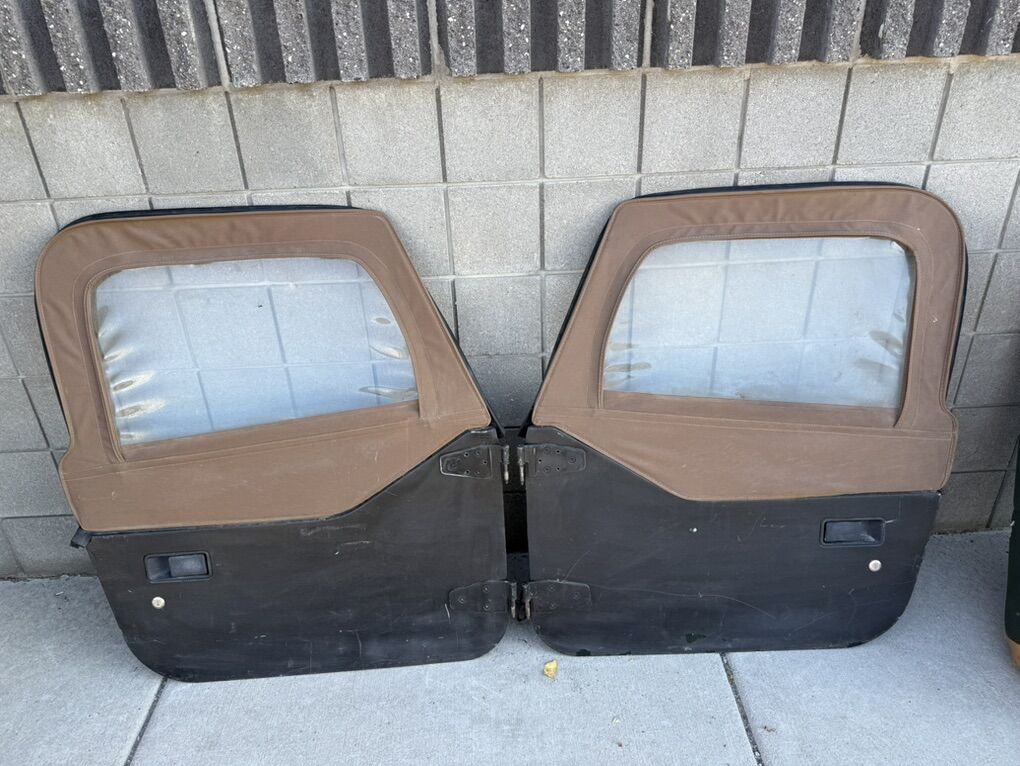 Jeep TJ Hard Lower Half Doors With Soft Uppers