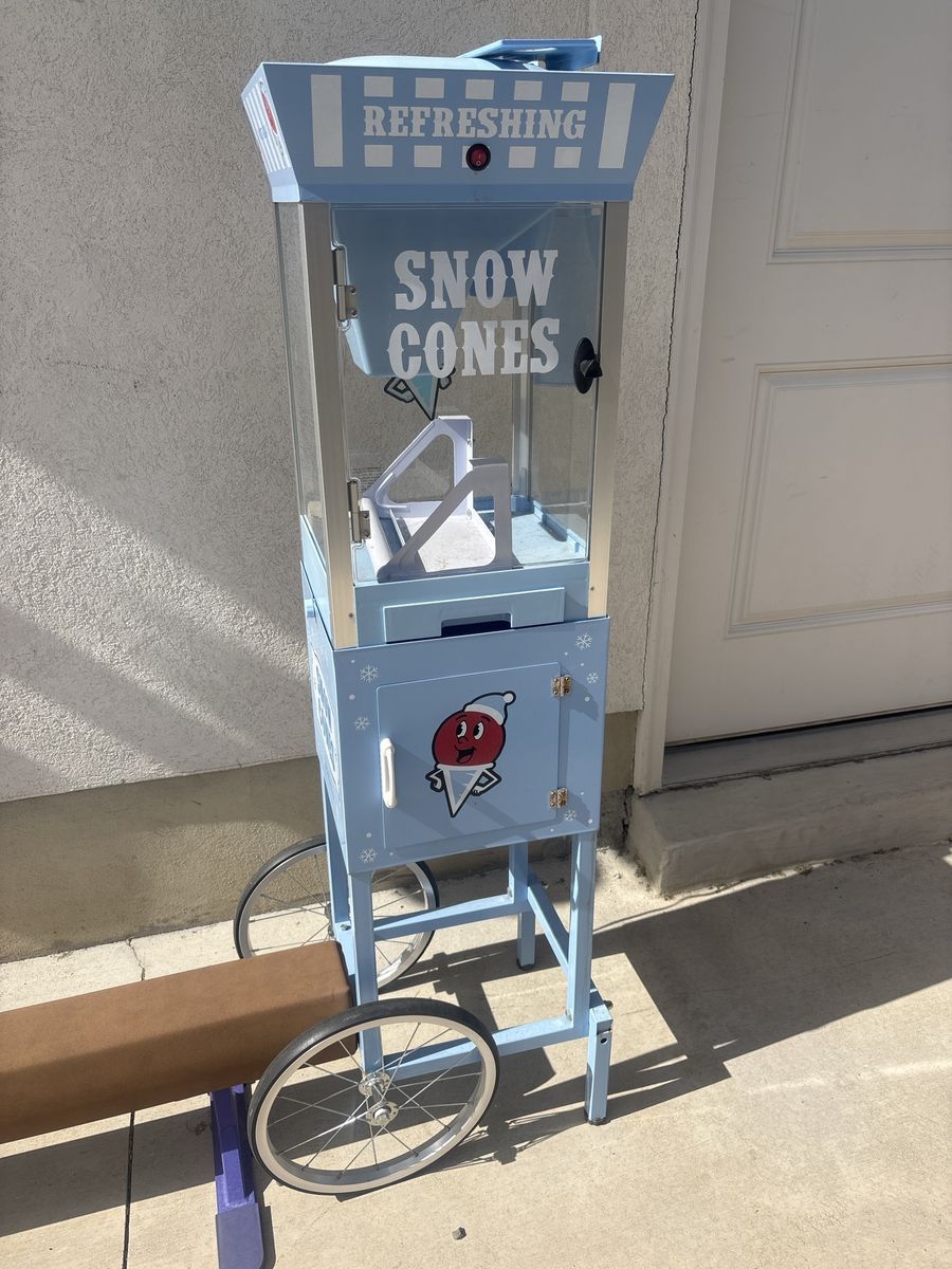 Like New Snow Cone Machine – Used Once!