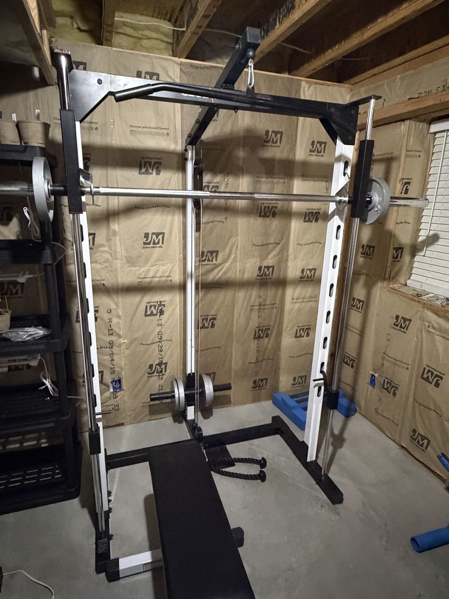 Club Weider 550 Smith Machine & Squat Rack with Bench