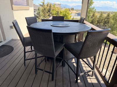 Outdoor Dining Fire Table