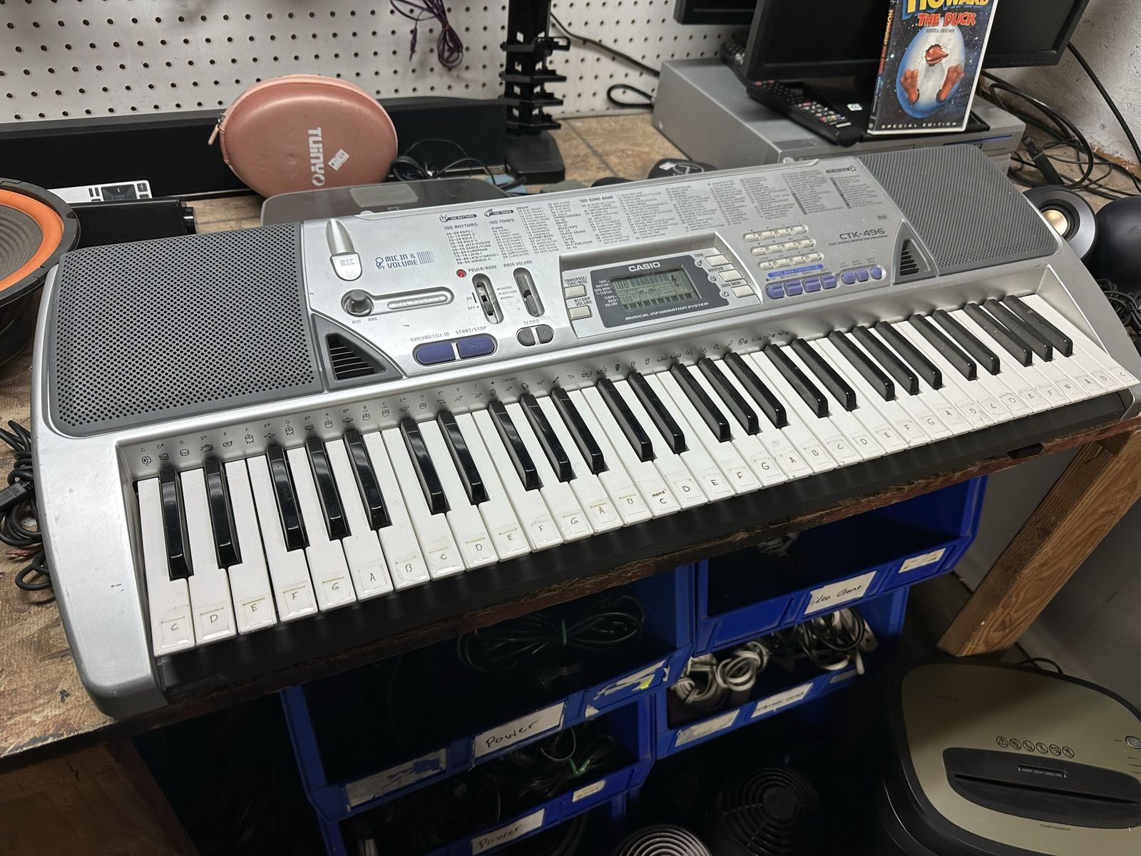 Casio CTK-496 61 Full Size Key Electronic Keyboard