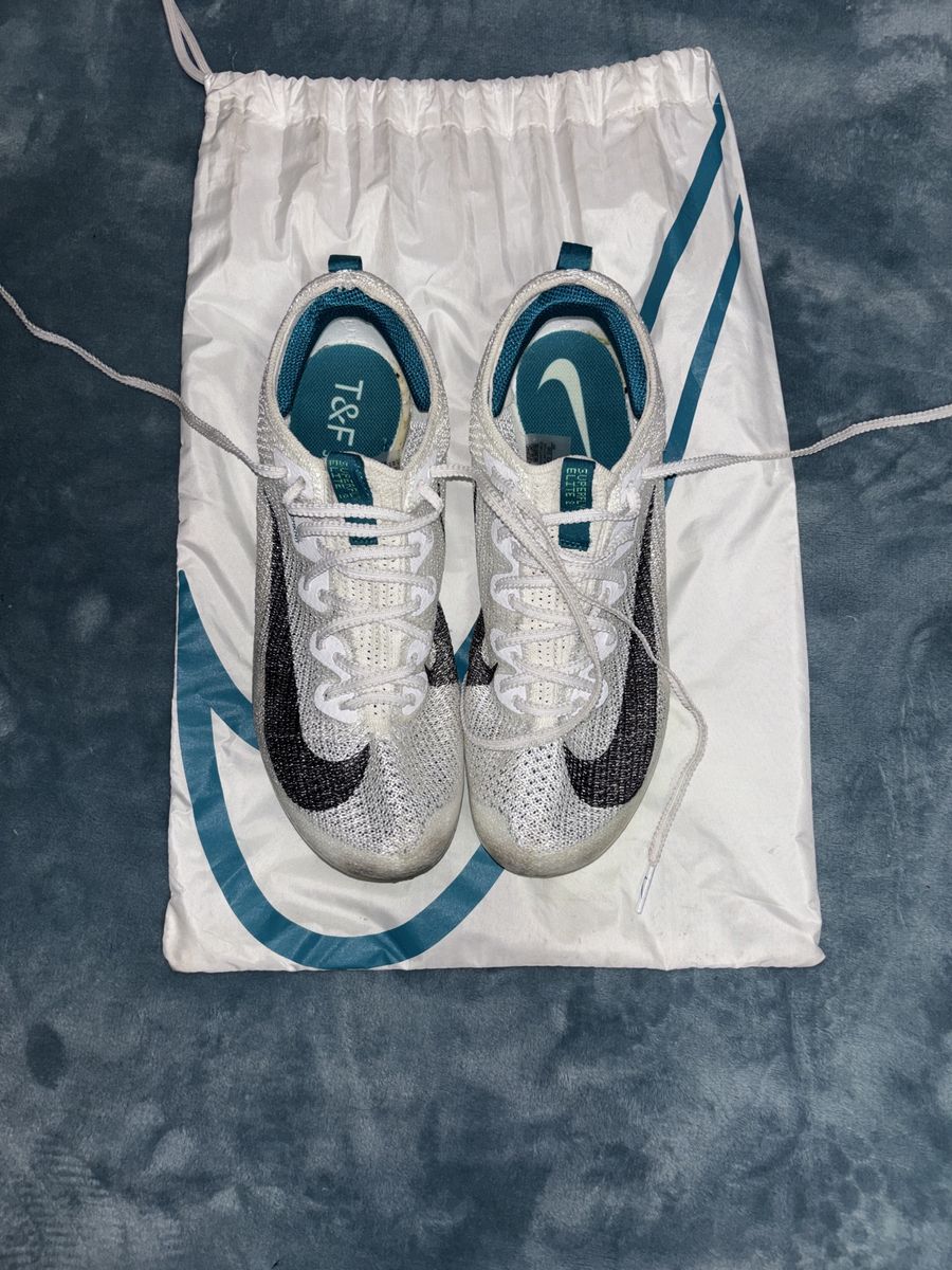 Nike Superfly Elite 2 T&F Track Spikes White/Black Men's Used size 8 men’s