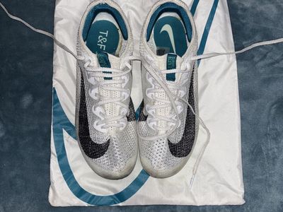 Nike Superfly Elite 2 T&F Track Spikes White/Black Men's Used size 8 men’s