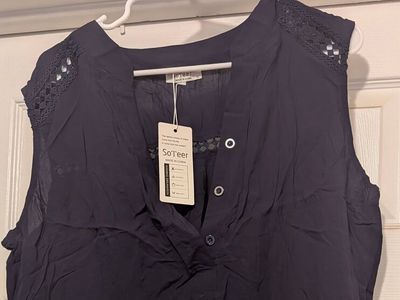 SoTeer Navy Blue Tank Top
