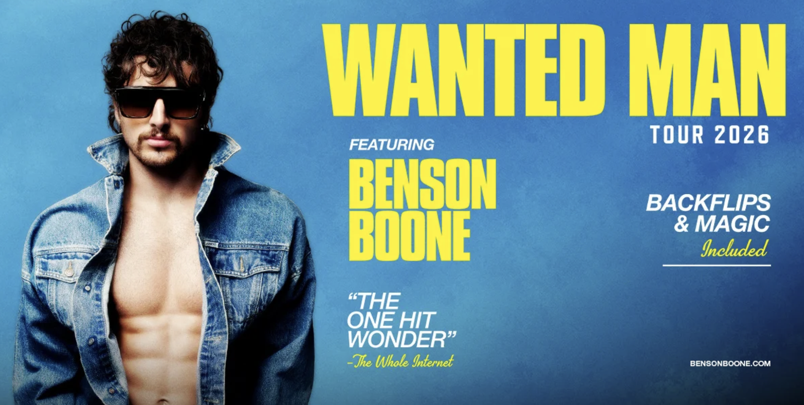 Benson Boone Concert Tickets 8/14 in Las Vegas