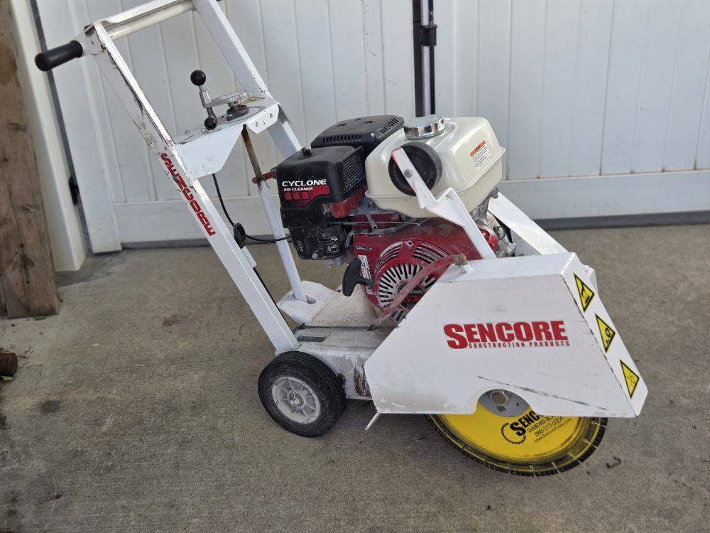 walk behind concrete saw FOR RENT