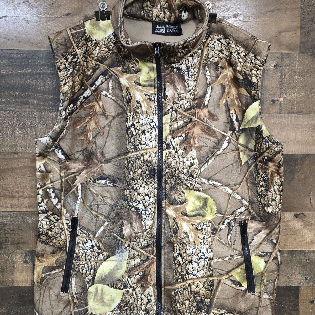 Xl Fleece Camo Vest