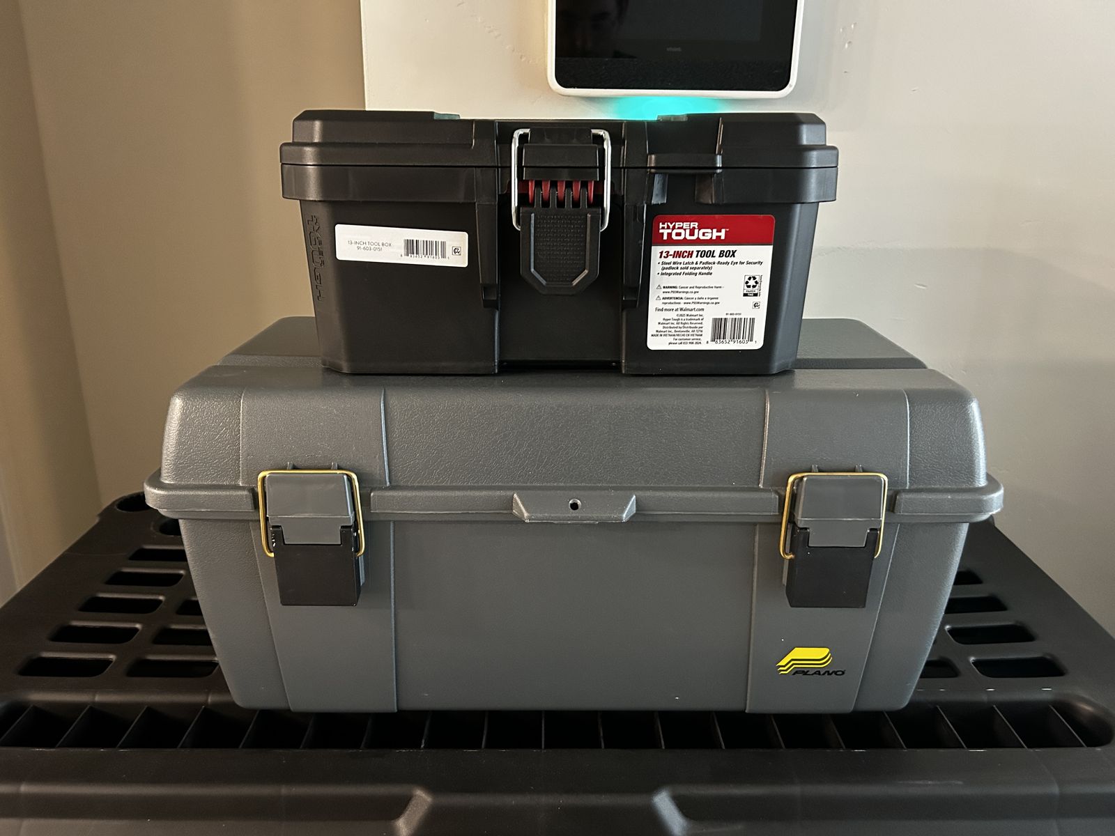 Plano Portable Tool Box / Tackle Box, 20-1/4 In. W, Gray