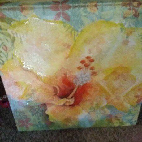 LARGE CANVAS PAINTING BY SUSAN WINGET