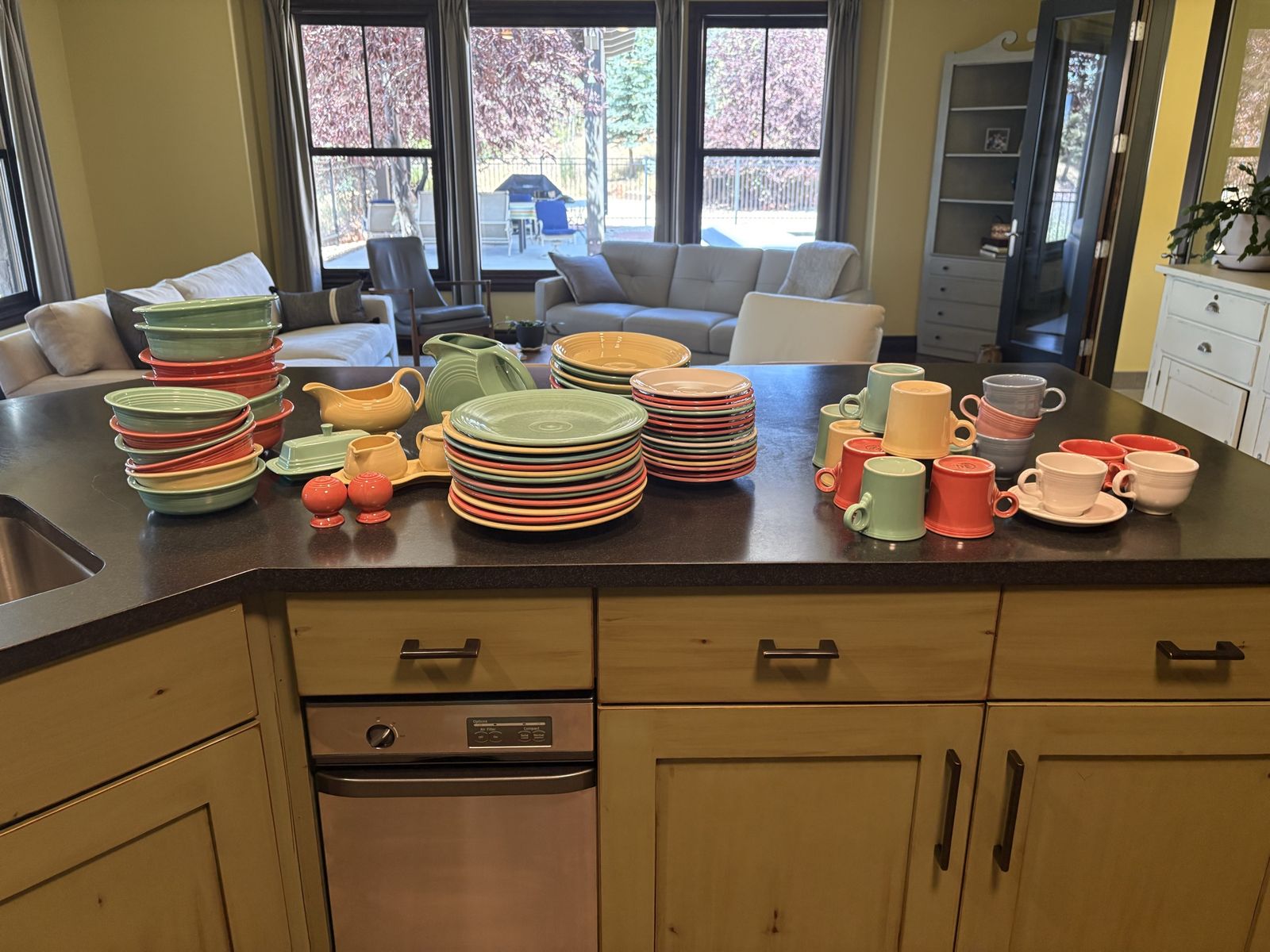 Fiestaware Dinnerware Set Large Multi-Color Collection