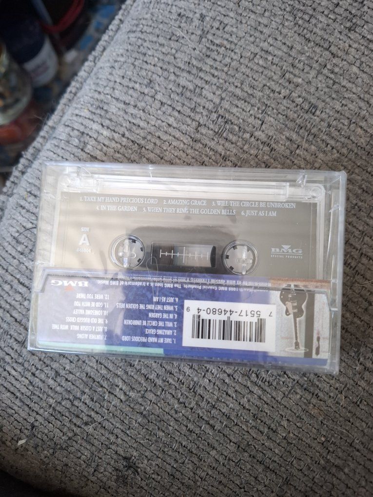Chet Atkins Plus Back Home Hymns Cassette Tape BMG Records Gospel Music and still in plastic rap