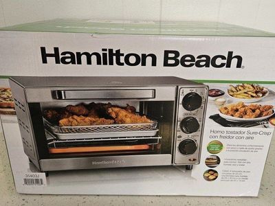 Hamilton Beach 6 Slice Countertop Toaster Oven with Sure-Crisp Air Fryer