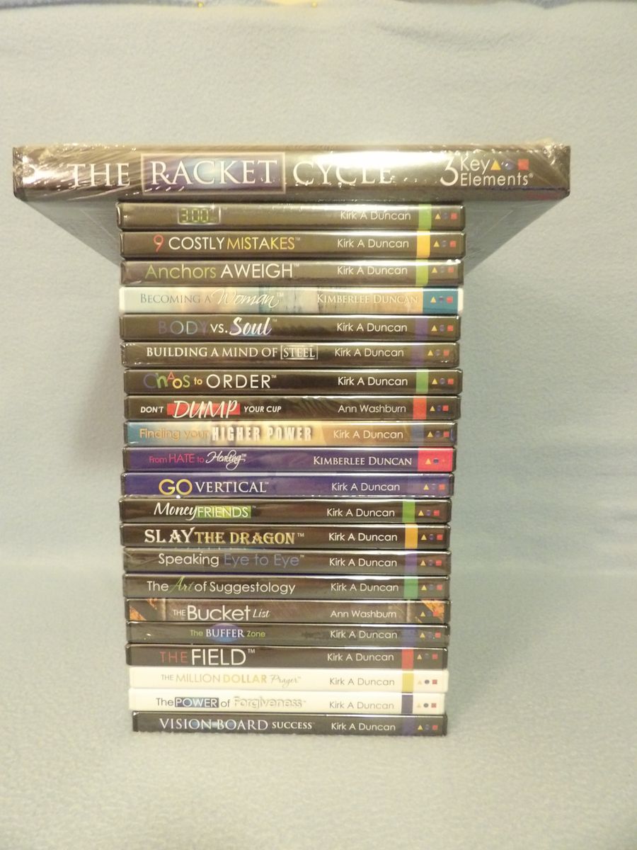 Lot of 22 Kirk & Kim Duncan~Ann Washburn~3 Key Elements~Life Coaching Recordings - NEW