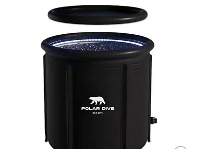 Polar Dive Insulated Ice Bath Tub New