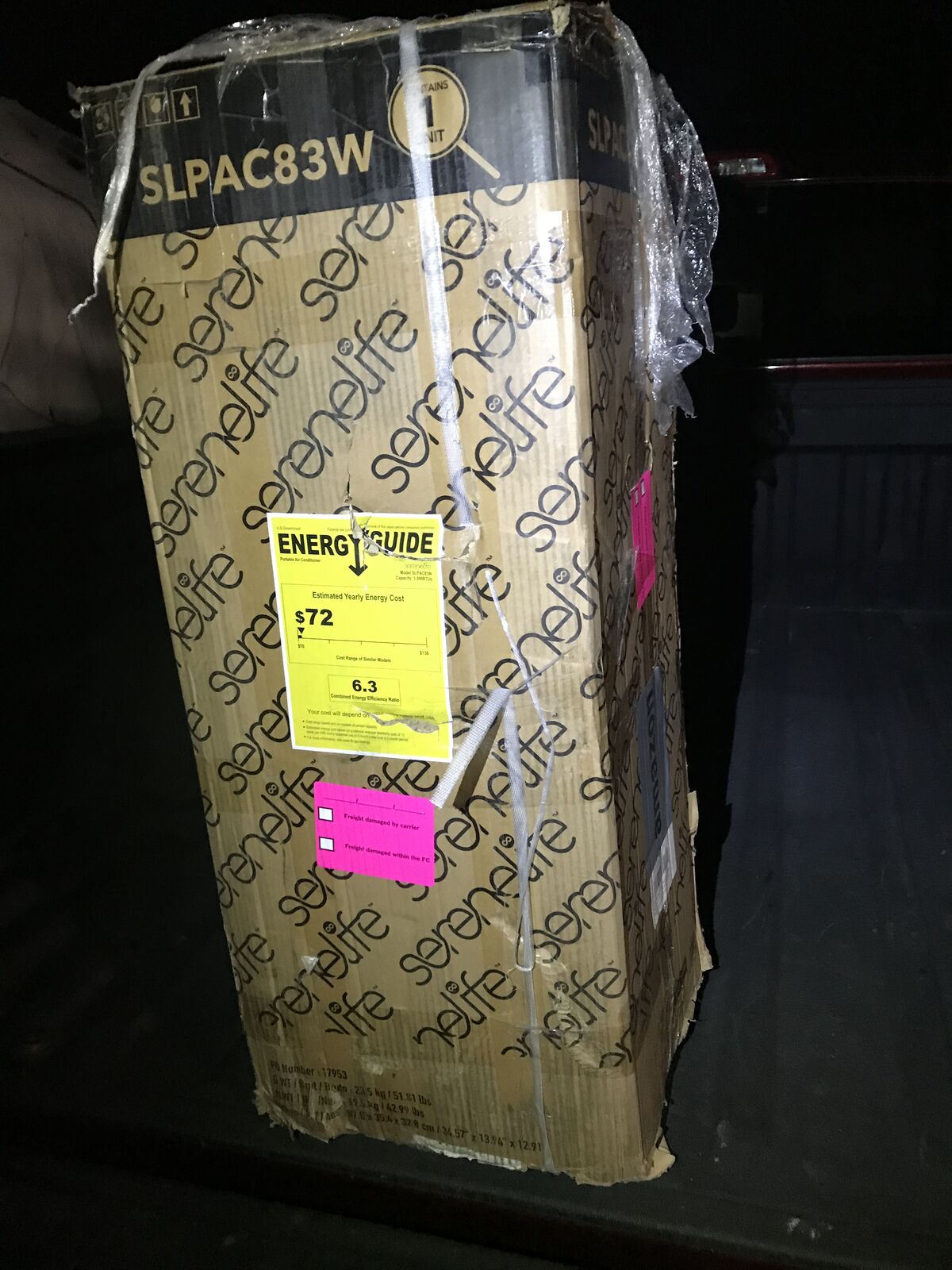 New full room air conditioner from black and decker 8000 loi BTUs