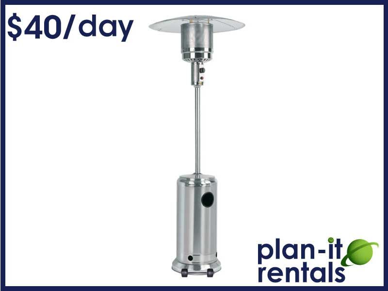 Patio Heater Rental!  Rent Patio Space Heater Outdoor Heater Rentals