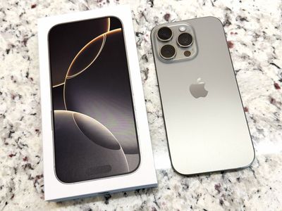 Unlocked MINT iPhone 16 Pro 256GB Box With Original Accessories