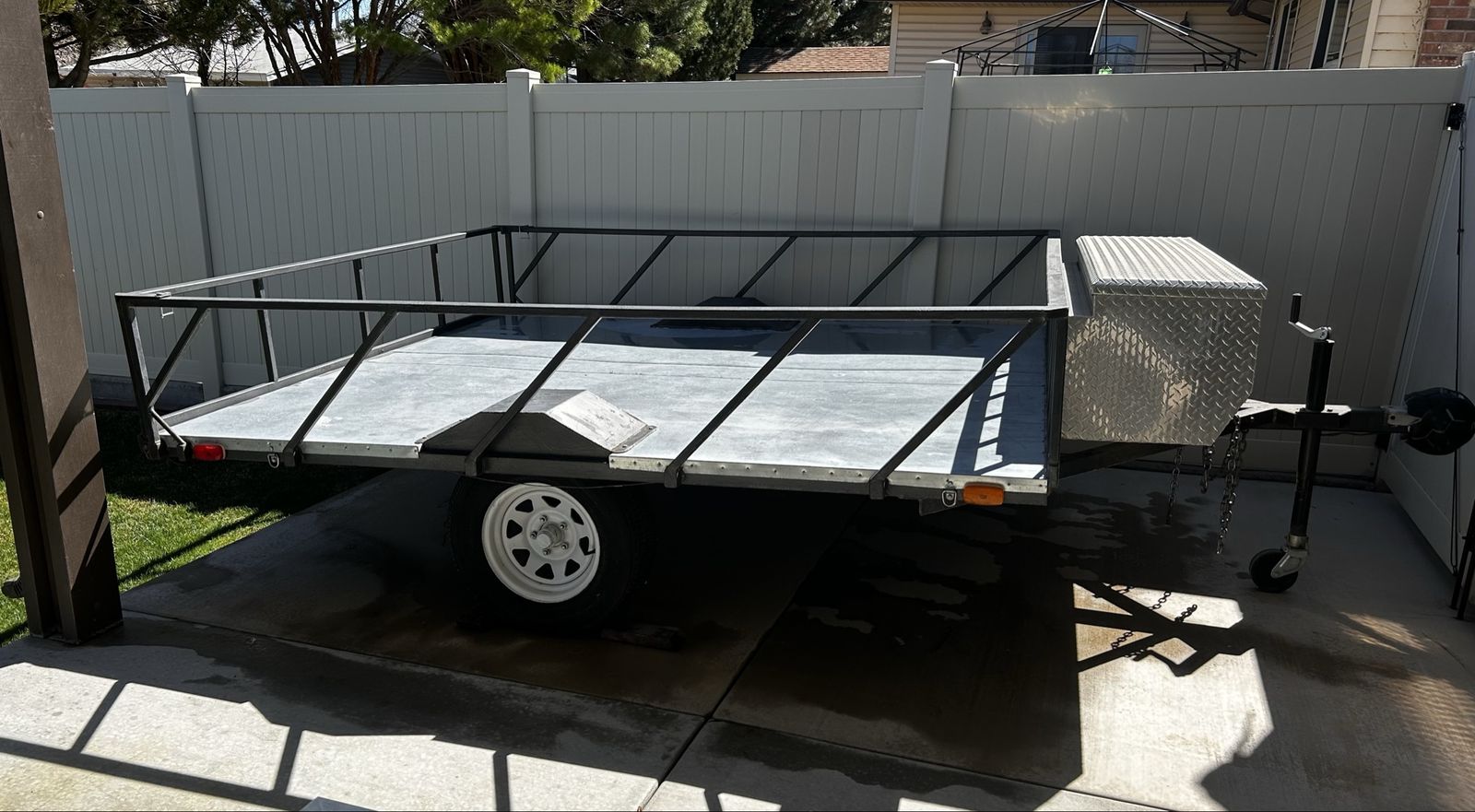 Double ATV or UTV and a Utility Trailer