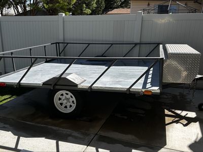 Double ATV or UTV and a Utility Trailer