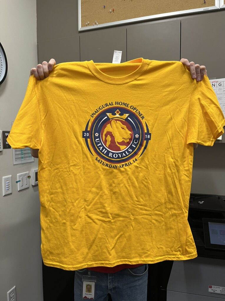 Utah Royals FC Inaugural Opener Shirt Size XL