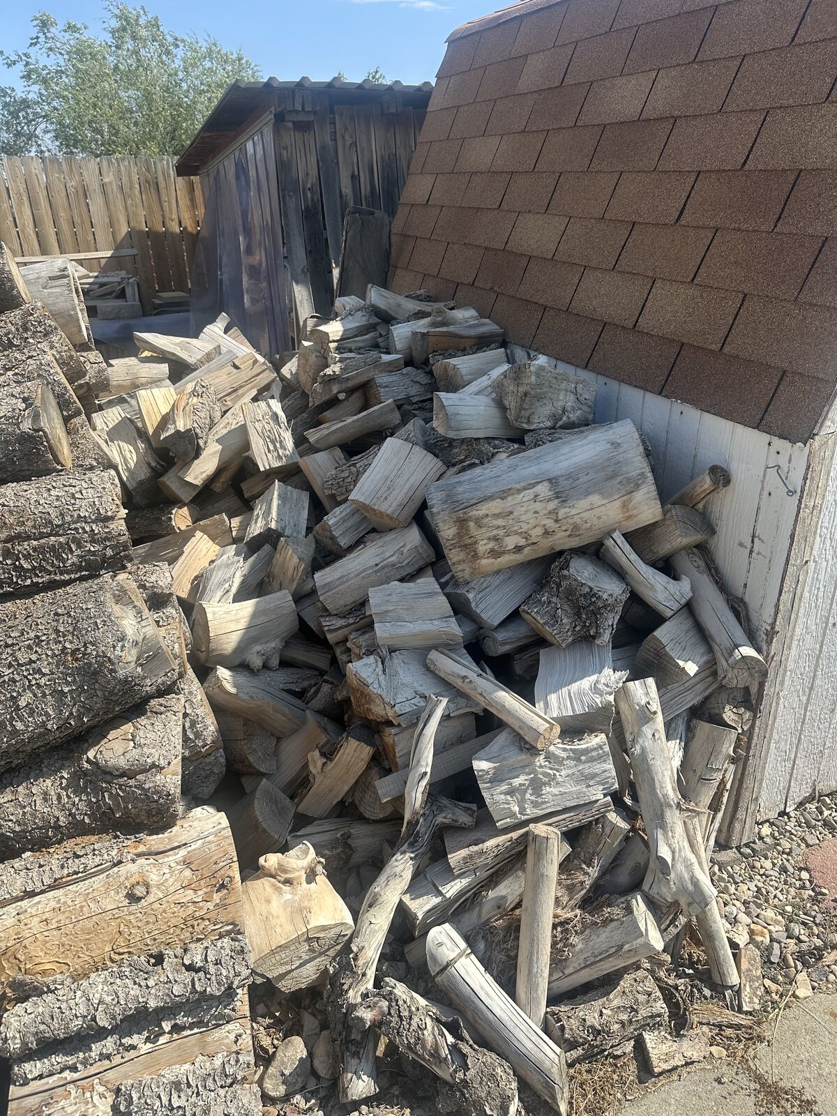 firewood for a wood burning stove