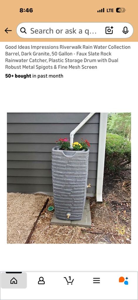 Rainwater Barrel (2 )New In Box