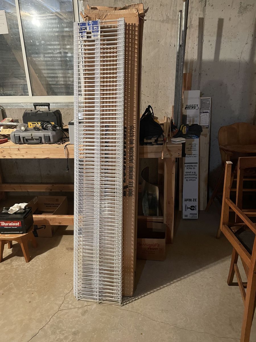 VENTILATED WIRE SHELVING