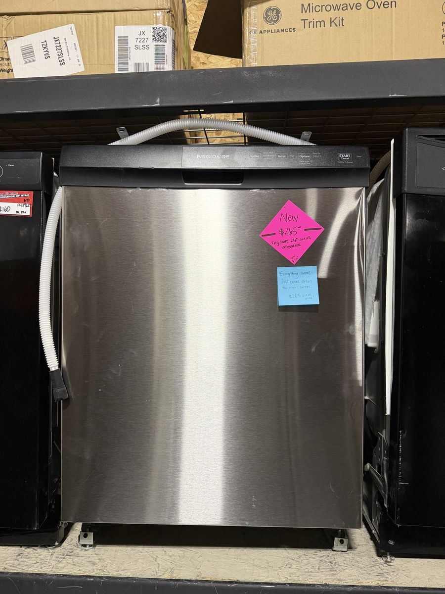 BRAND NEW FRIGIDAIRE STAINLESS STEEL DISHWASHER