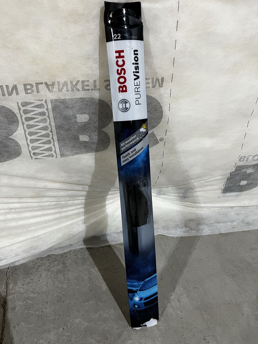 Bosch PUREVision 22-inch All-Weather Wiper Blade - Quick & Easy Installation