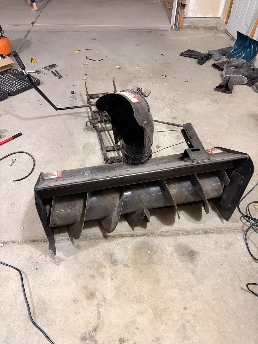 42 Craftsman snowblower attachment