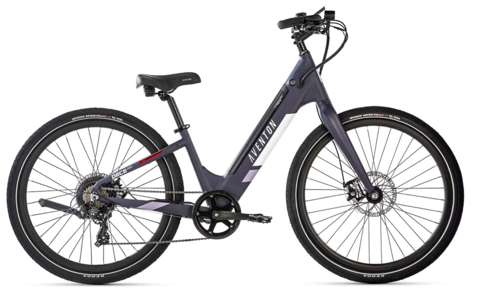Aventon Pace 350 Step-Through Electric Bicycle - Black, Size Medium, 350W Motor