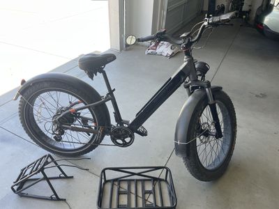 Rad Power Bikes Radrover 6 plus Bike Black with Rear Racks
