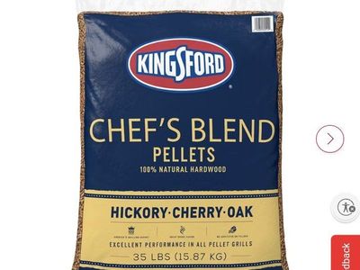 Kingsford Chef's Blend 35lb Hickory, Cherry, Oak 100% Natural Hardwood BBQ Pellets