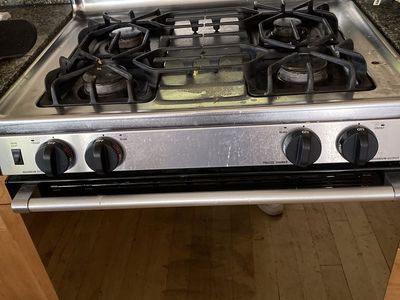 Stainless Steel Gas Range Stove with Oven