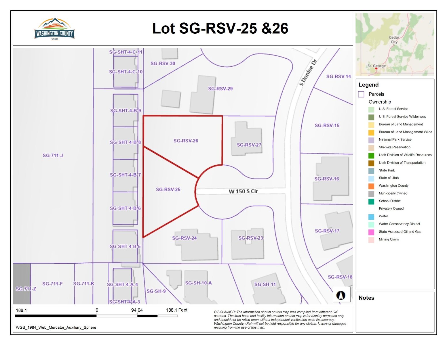 2 Beautiful View Lots for Sale in St George, Utah