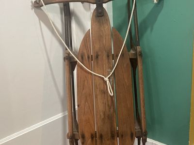 Vintage Flexible Flyer No. 37 Airline Ace Wooden Sled