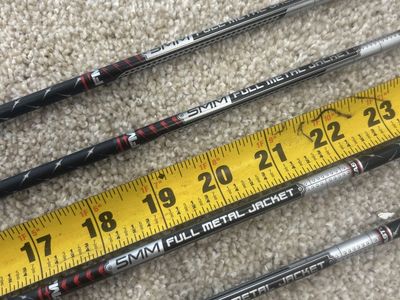 Easton 5MM Full Metal Jacket Arrows 400 spine Carbon Fiber Archery Arrows - 4 Pack