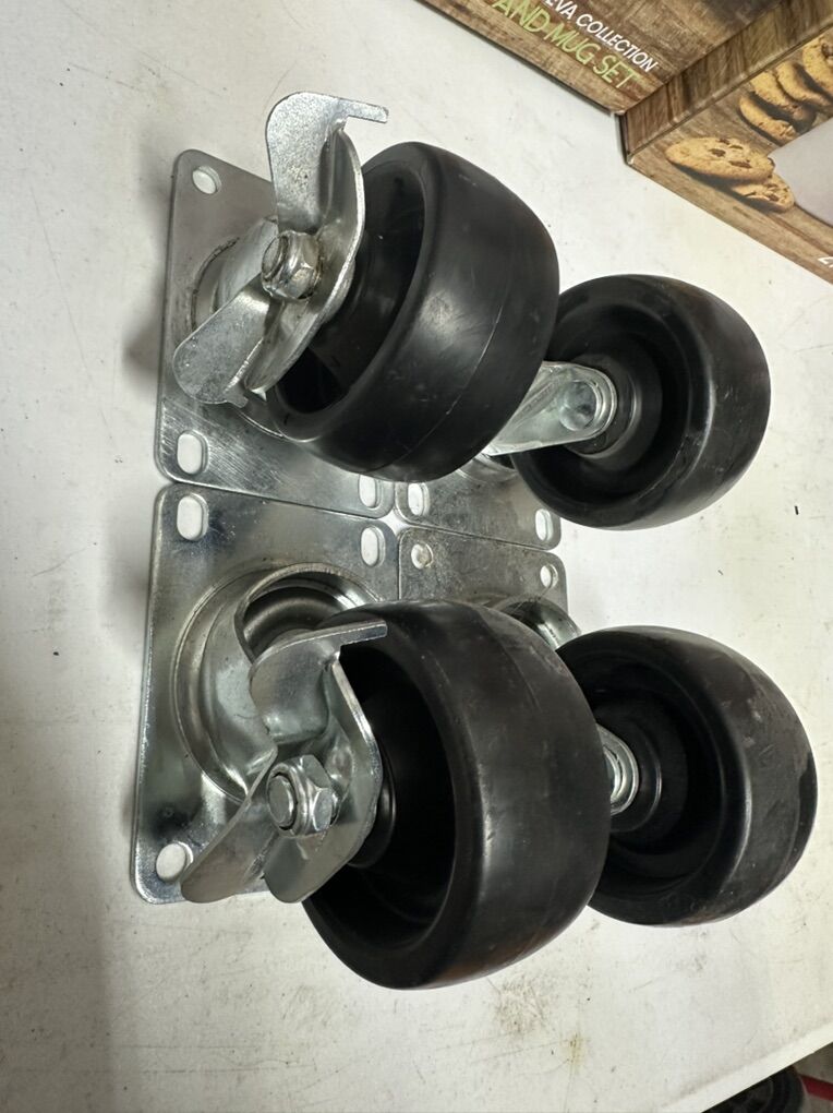 (4) 3 Inch Swivel Casters