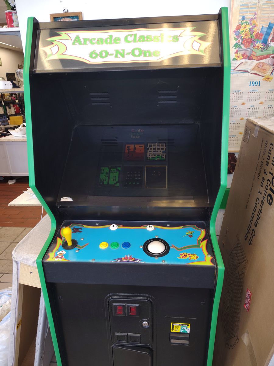 . . 60 in 1 Full Size Arcade Game working