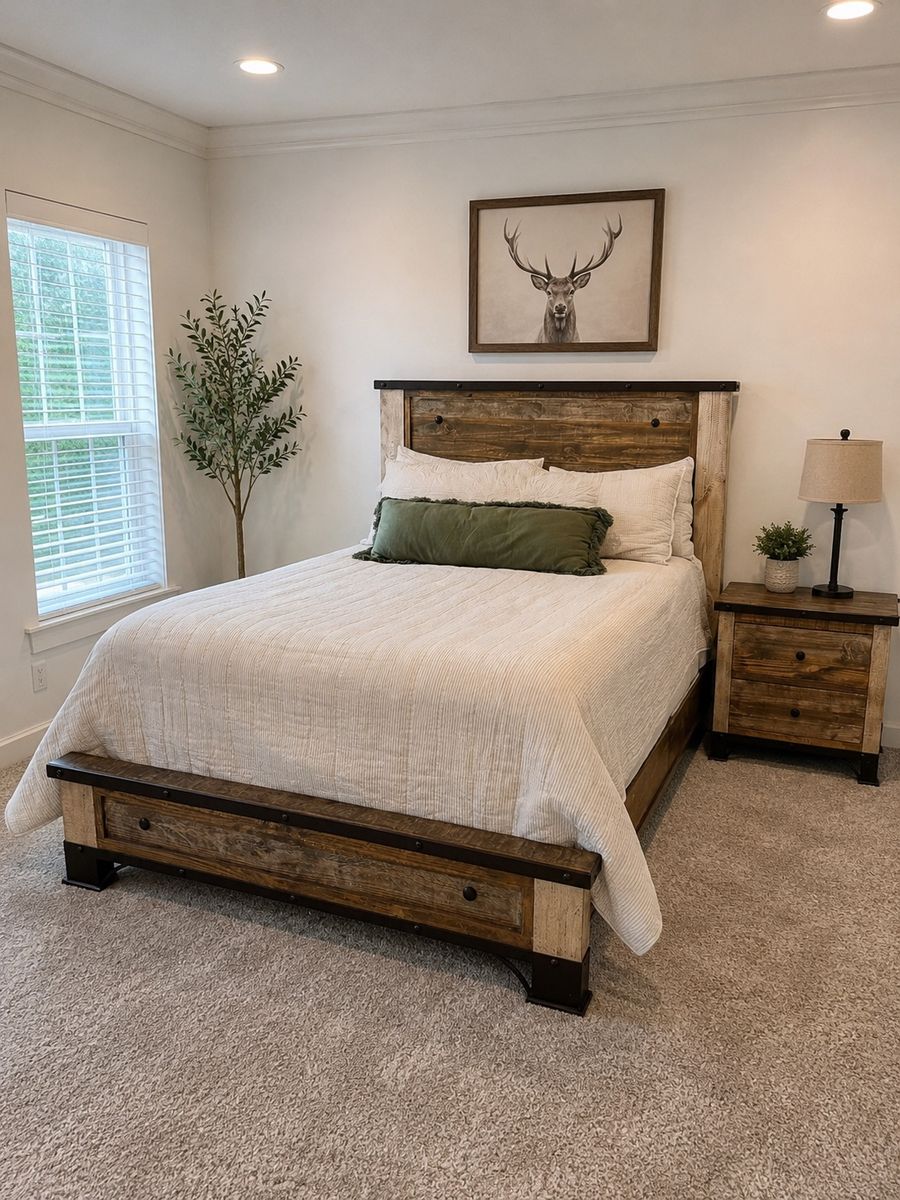 RC Willey Rustic Bed Set
