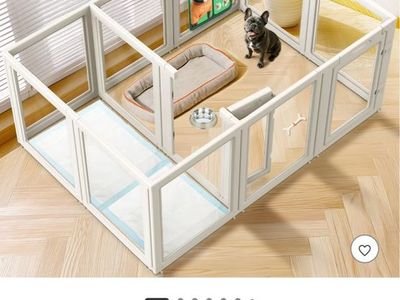 New Auraspace Acrylic Indoor Dog Playpen