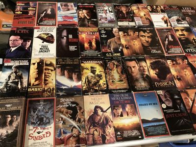 VHS Action Adventure & Sci Fi Collection 68 Altogether