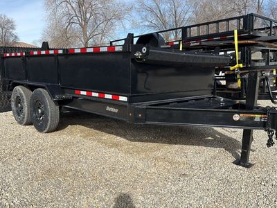 14' DUTTON DUMP TRAILER-15K *SPARE TIRE* COMPARABLE TO SOUTHLAND & DIAMOND C TRAILERS