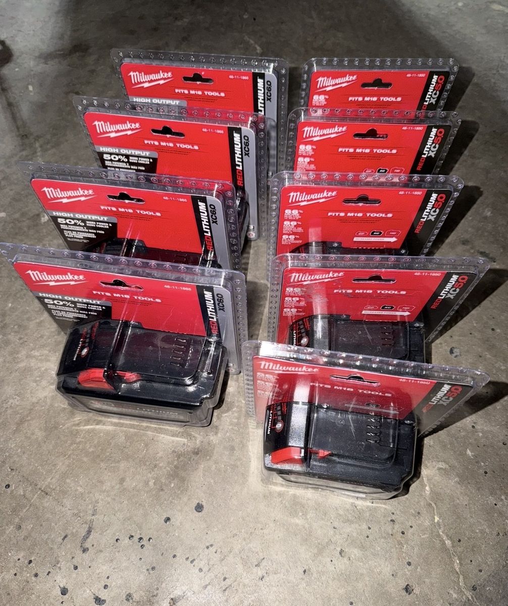 Milwaukee M18 Batteries (Brand New)
