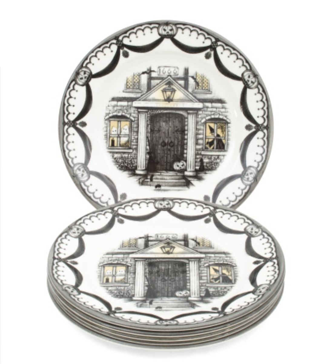 Royal Stafford  Halloween House Dinner plates